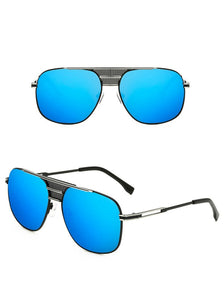 Men's Mirrored Celebrity Sunglasses Metal Frame - Mix Colors