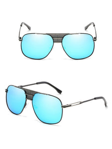 Men's Mirrored Celebrity Sunglasses Metal Frame - Mix Colors