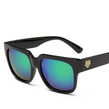 Load image into Gallery viewer, Square Keyhole Bridge Studded Laid Back Sunglasses - Mix Colors