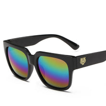 Load image into Gallery viewer, Square Keyhole Bridge Studded Laid Back Sunglasses - Mix Colors