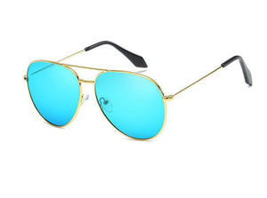 Men's Pilot Mirrored Celebrity Sunglasses Metal Frame - Mix Colors