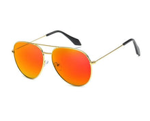 Load image into Gallery viewer, Men&#39;s Pilot Mirrored Celebrity Sunglasses Metal Frame - Mix Colors