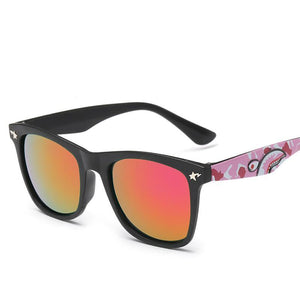 Fresh Squared Off Flat Top Stylish Street Scene Shades Sunglasses - Mix Colors