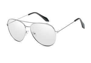 Men's Pilot Mirrored Celebrity Sunglasses Metal Frame - Mix Colors